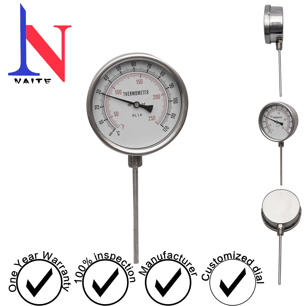 100经向全钢温度表