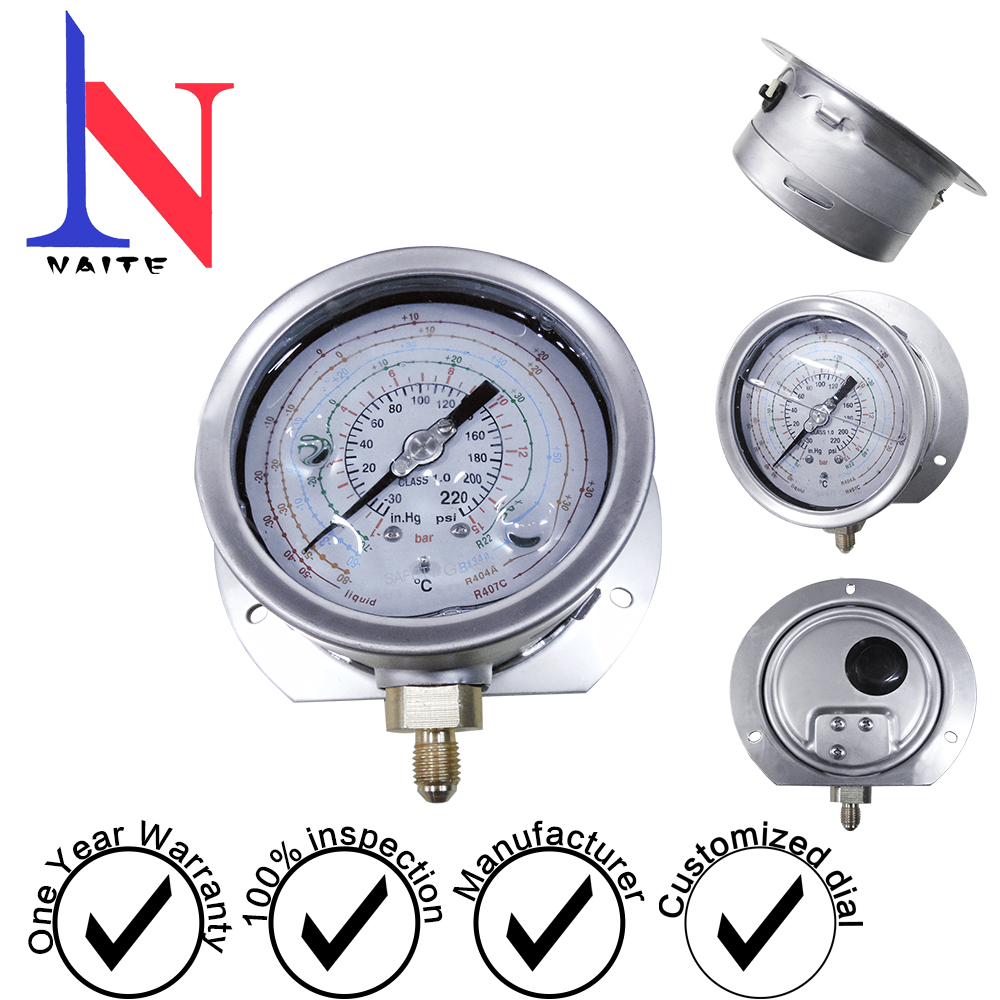 100经向威卡带法兰 冷媒表